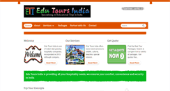 Desktop Screenshot of edutoursindia.com